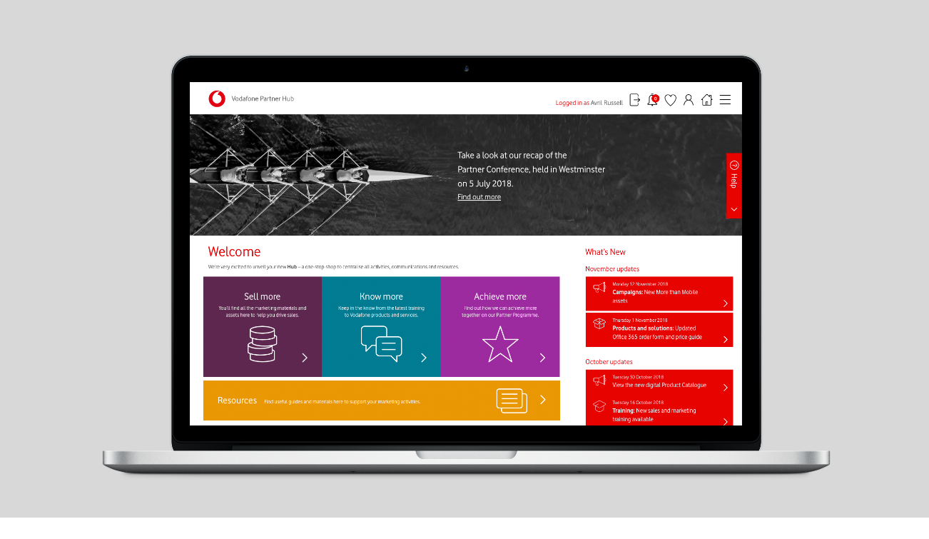 Vodafone Partner Hub