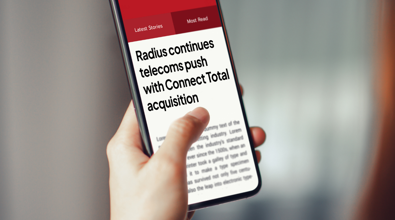 A localised launch for new telco provider Radius Connect