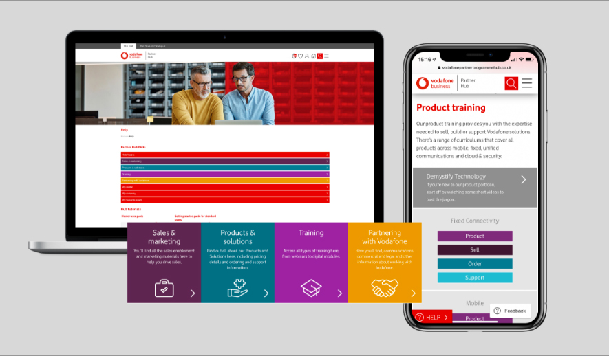 Overhaul of Vodafone's portal to empower and better serve partners