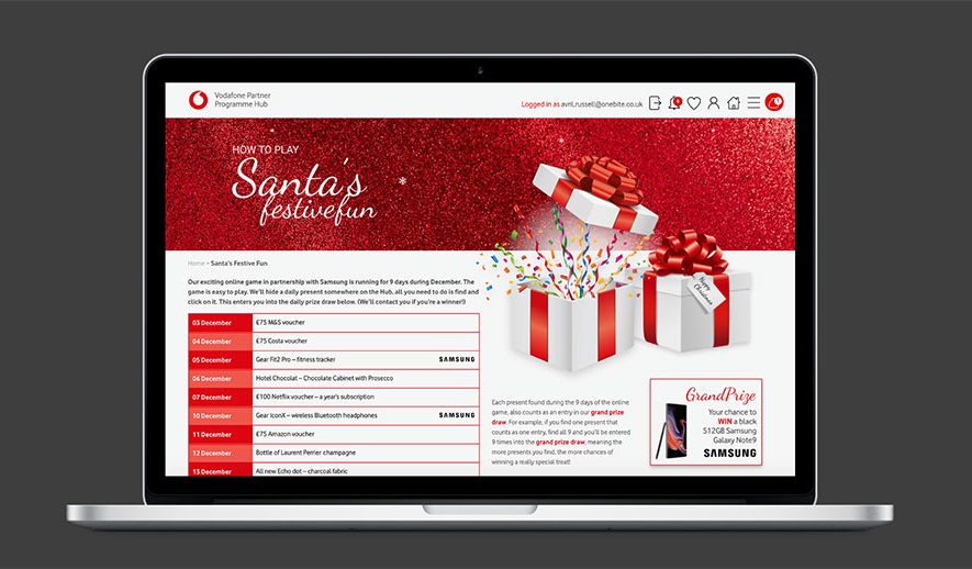 Immersive Christmas experience for partners