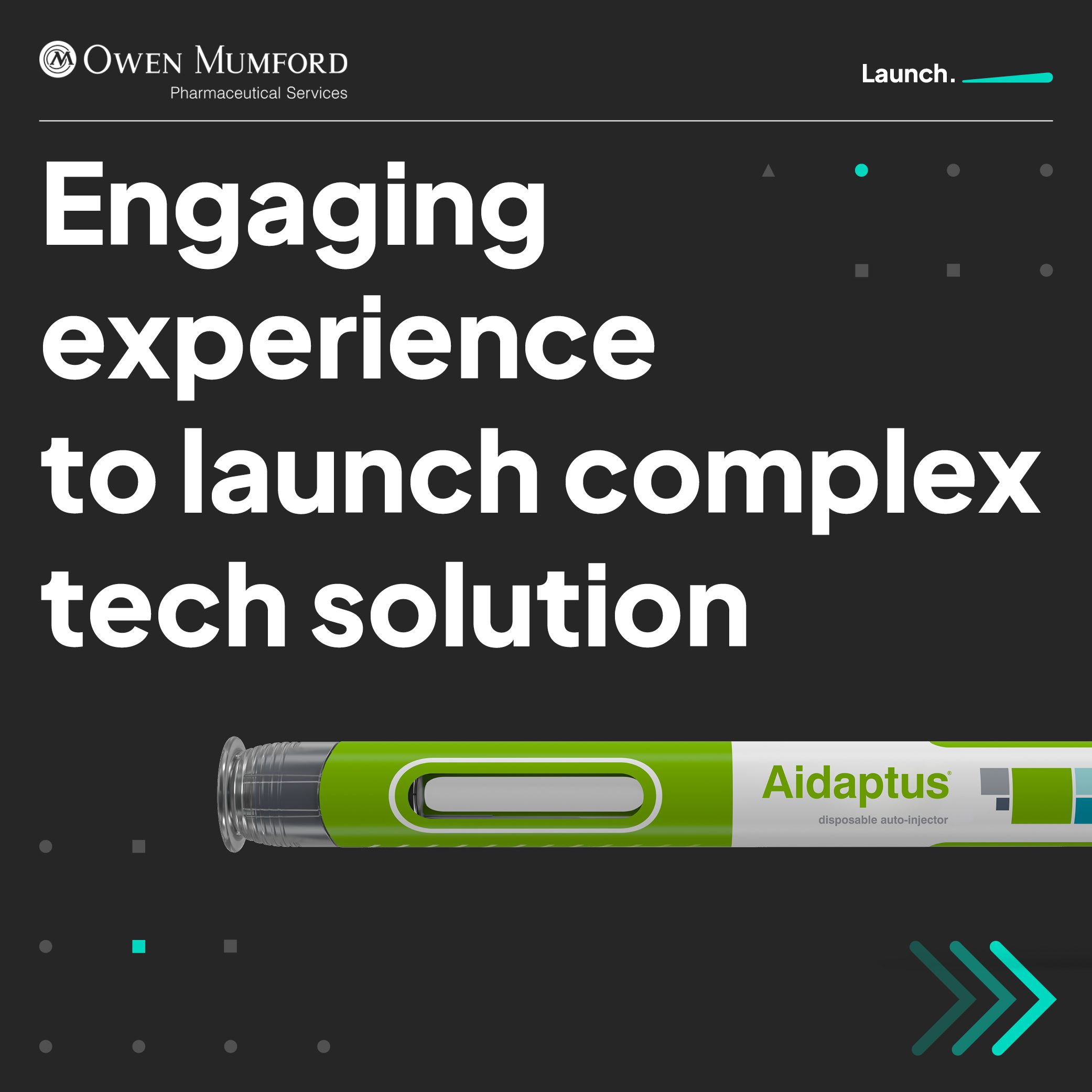 Engaging experience to launch complex tech solution