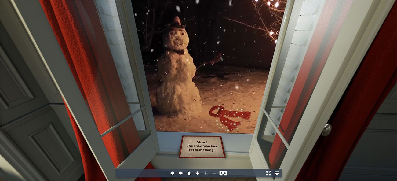 Vodafone immersive Christmas experience for partners