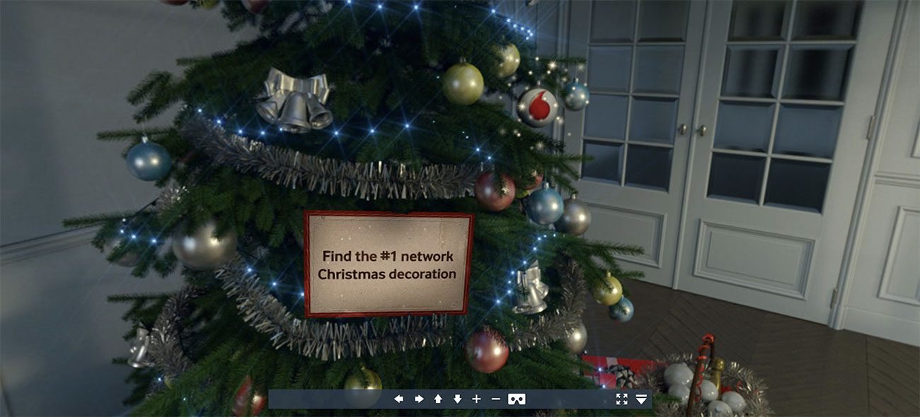 Vodafone immersive Christmas experience for partners