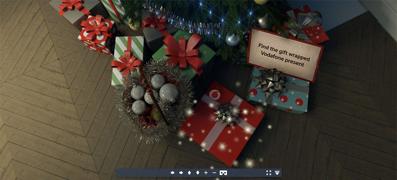 Vodafone immersive Christmas experience for partners